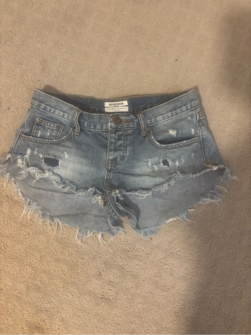 One Teaspoon Jean Shorts